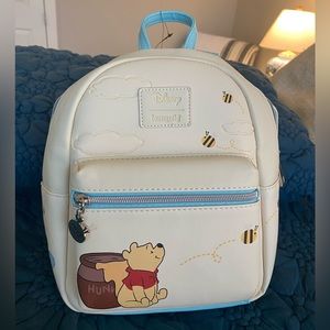 Pooh Bear Cream Loungefly Backpack, Brand New with tags